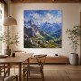 Alpine Weite als Leinwand oder Poster für klare Räume