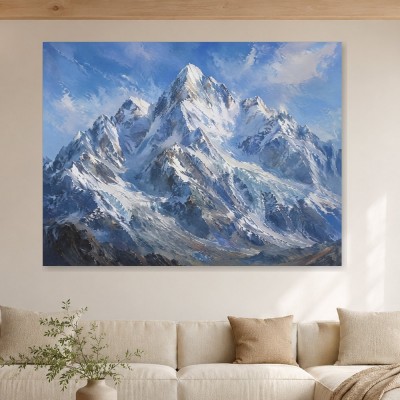 Majestätische Berglandschaft als Wandbild oder Kunstdruck