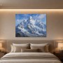 Majestätische Berglandschaft als Wandbild oder Kunstdruck