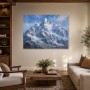 Majestätische Berglandschaft als Wandbild oder Kunstdruck