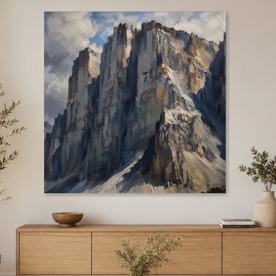 Markante Felsformation als Kunstdruck oder Wandbild