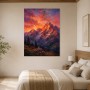 Leuchtende Berglandschaft als Wandbild oder Fine Art Print