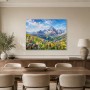 Alpine Blütenwiese als Wandbild oder Leinwand