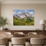 Alpine Berglandschaft als Leinwand oder Poster