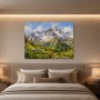 Alpine Berglandschaft als Leinwand oder Poster
