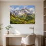Alpine Berglandschaft als Leinwand oder Poster