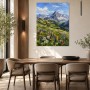 Alpine Blütenlandschaft als Leinwand oder Fine Art Print