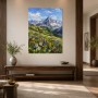 Alpine Blütenlandschaft als Leinwand oder Fine Art Print