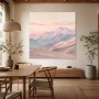 Pastellfarbene Berglandschaft als Wandbild oder Kunstdruck