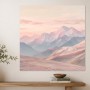 Pastellfarbene Berglandschaft als Wandbild oder Kunstdruck