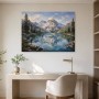 Alpine Bergsee als Wandbild oder Leinwand für stilvolle Räume