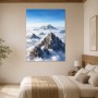 Majestätische Berggipfel im Nebel als Wandbild oder Fine Art Print