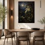 Mondlicht im Tropenwald als Leinwand oder Poster