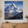 Majestätischer Gipfel in Schnee, Leinwand oder Poster