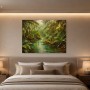 Tropischer Fluss im Dschungel, Leinwand oder Acrylbild