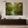 Tropischer Fluss im Dschungel, Leinwand oder Acrylbild