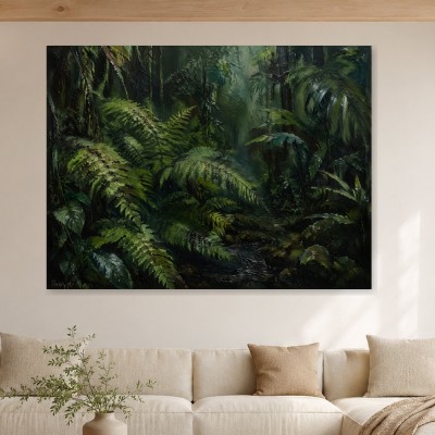 Tropischer Farnwald als Wandbild oder Fine Art Print