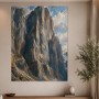 Majestätische Felswand als Leinwandbild oder Poster