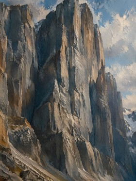 Majestätische Felswand als Leinwandbild oder Poster Majestätische Felswand als Leinwandbild oder Poster