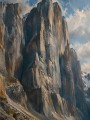 Majestätische Felswand als Leinwandbild oder Poster