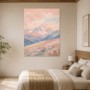 Pastellige Berglandschaft als Wandbild oder Kunstdruck