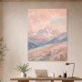 Pastellige Berglandschaft als Wandbild oder Kunstdruck