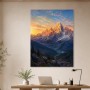 Alpiner Sonnenaufgang als Leinwandbild oder Fine Art Print