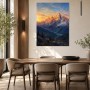 Alpiner Sonnenaufgang als Leinwandbild oder Fine Art Print