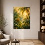 Tropischer Palmenwald als Leinwand oder Poster