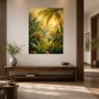 Tropischer Palmenwald als Leinwand oder Poster
