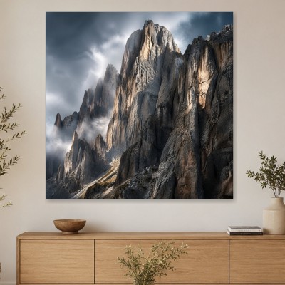 Dramatische Felsformation als Wandbild oder Fine Art Print