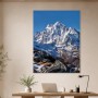 Schneebedeckter Gipfel als Wandbild oder Fine Art Print