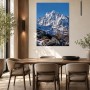 Schneebedeckter Gipfel als Wandbild oder Fine Art Print