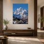 Schneebedeckter Gipfel als Wandbild oder Fine Art Print