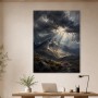 Dramatisches Bergpanorama als Leinwand oder Acrylbild