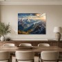 Majestätische Bergwelt als Leinwand oder Fine Art Print