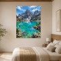 Alpensee im Sonnenlicht, Wandbild oder Fine Art Print