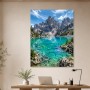 Alpensee im Sonnenlicht, Wandbild oder Fine Art Print