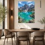 Alpensee im Sonnenlicht, Wandbild oder Fine Art Print