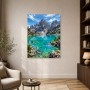 Alpensee im Sonnenlicht, Wandbild oder Fine Art Print