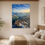 Alpine Gipfel bei Morgenlicht, Modernes Wandbild oder Fine Art Print