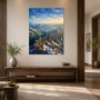 Alpine Gipfel bei Morgenlicht, Modernes Wandbild oder Fine Art Print