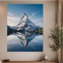 Majestätischer Bergspiegel als Leinwand oder Poster