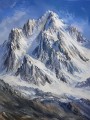 Majestätische Bergspitzen als Leinwand oder Kunstdruck