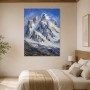 Majestätische Bergspitzen als Leinwand oder Kunstdruck