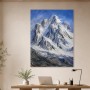 Majestätische Bergspitzen als Leinwand oder Kunstdruck