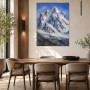Majestätische Bergspitzen als Leinwand oder Kunstdruck