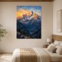 Majestätisches Bergpanorama als Leinwand oder Kunstdruck