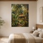 Tropische Hütte im Grünen als Leinwandbild oder Kunstdruck
