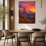 Sonnenaufgang in den Alpen als Leinwand oder Poster